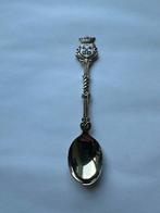 Stokoud emaille Leiden lepeltje. Lepel theelepeltje. Alpacca, Ophalen of Verzenden