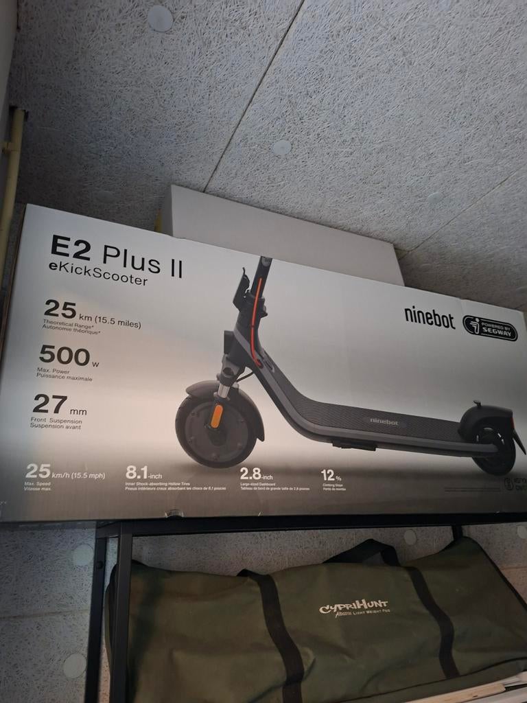 Segway Ninebot E2 Plus E-step - Zo goed als nieuw, Ophalen, Zo goed als nieuw, Elektrische step (E-scooter), Segway Ninebot