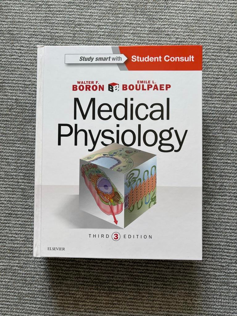Medical Physiology Boron Boulpaep 3rd Edition, Boeken, Ophalen of Verzenden, Beta, Gelezen, WO