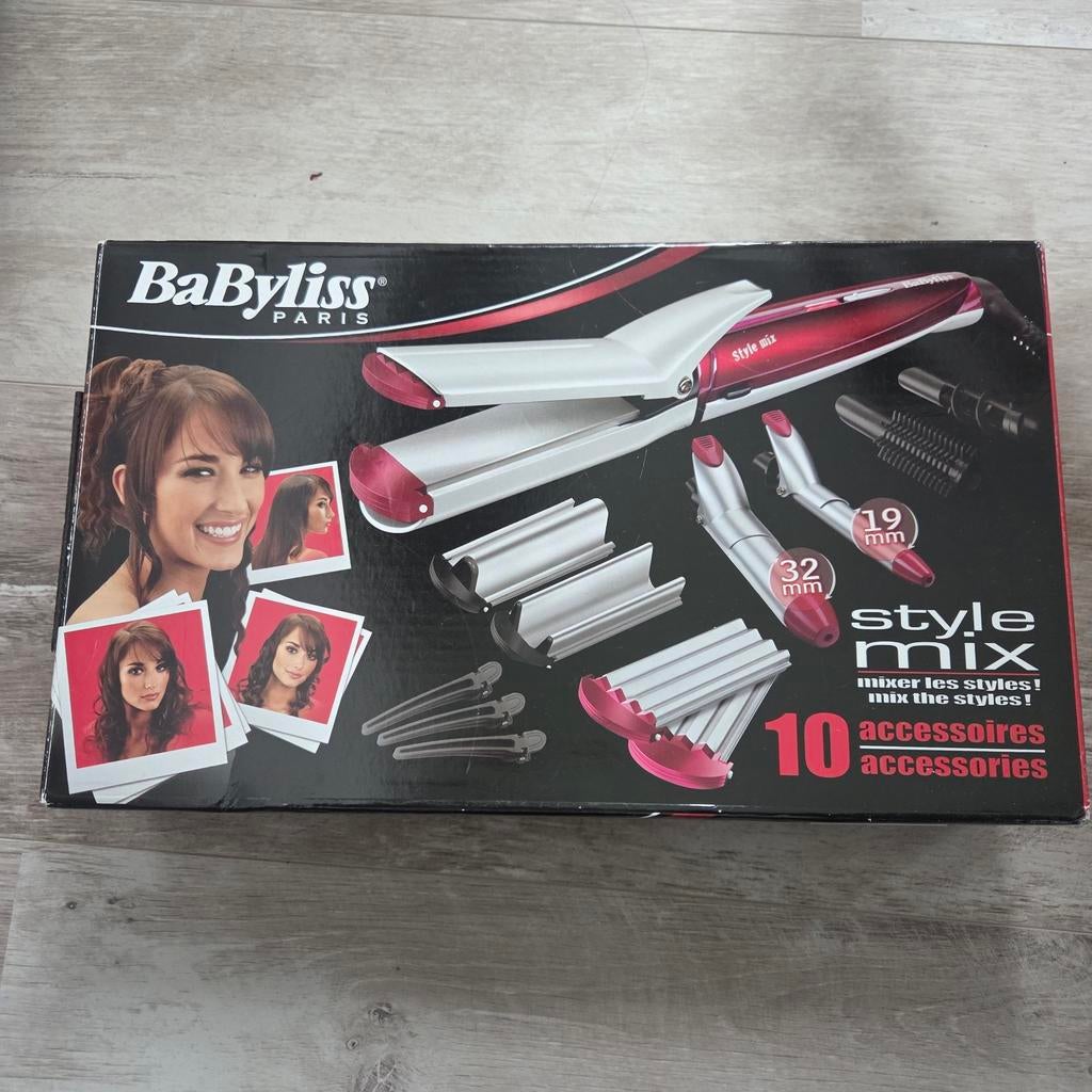 BaByliss Style Mix Krul- en Stijltang met 10 Accessoires, Ophalen of Verzenden