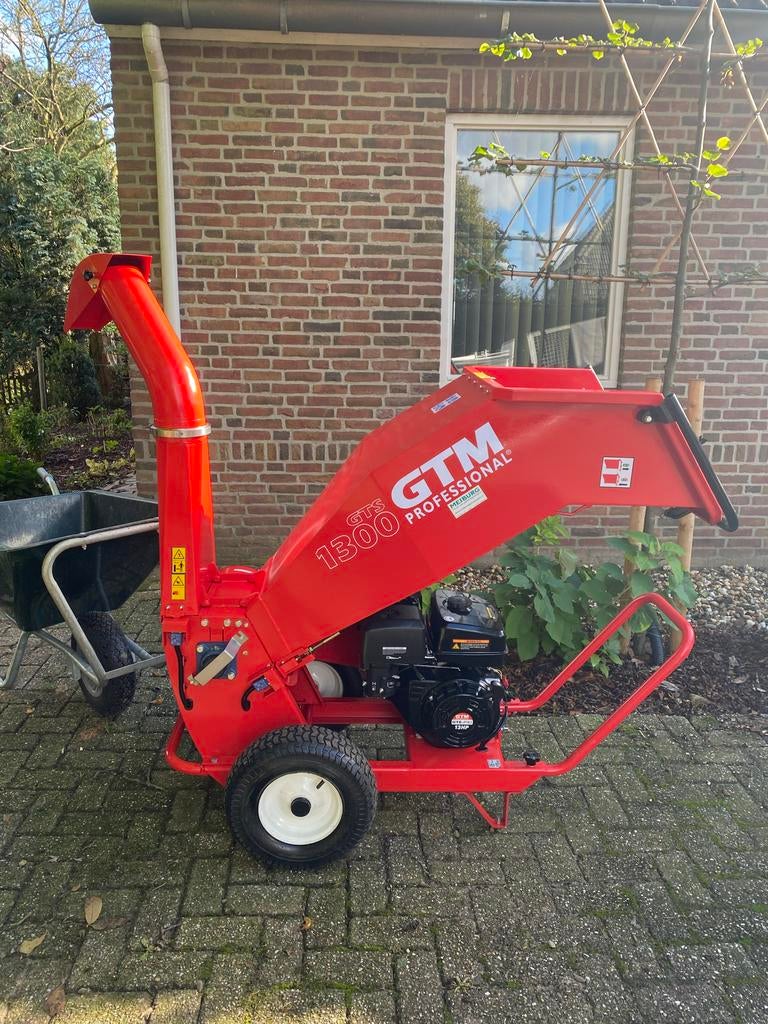GTM GTS 1300 Versnipperaar met draaibare uitworp, Ophalen, Gebruikt, Benzine