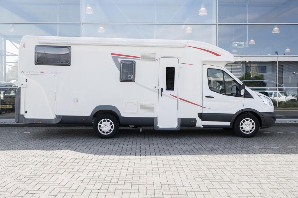 Ford Transit Camper Roller Team Kronos 284TL 5 PERSOONS, Stof, Gebruikt, Beige, 4 cilinders
