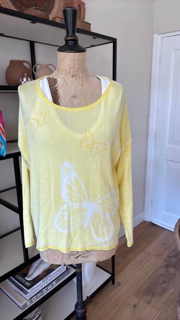 BASLER zacht gele zomer trui D44/46 nieuw, Ophalen of Verzenden, Nieuw, Maat 42/44 (L), Geel