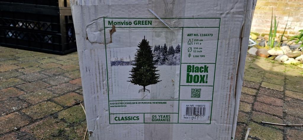 Black Box kunstkerstboom Monviso Green, Ophalen, Nieuw