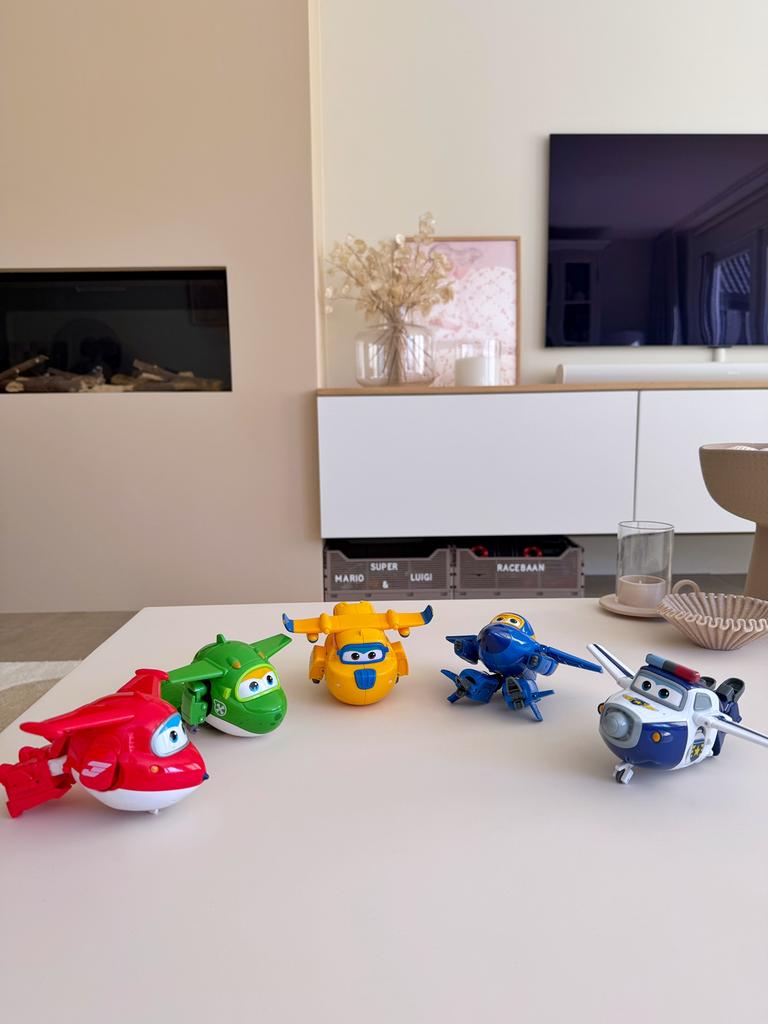 Superwings vliegtuigjes (5 stuks), Ophalen, Gebruikt