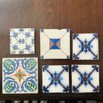 Antieke tegeltjes. Frans & Italiaans. Samen €5, Ophalen of Verzenden