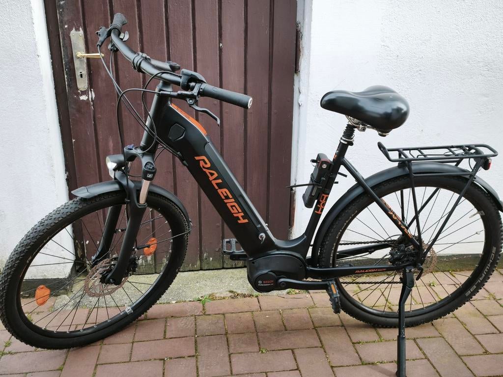 Ebike Raleigh . FM 55cm. 3600km, 51 tot 55 cm, Ophalen of Verzenden, Gebruikt, Overige merken