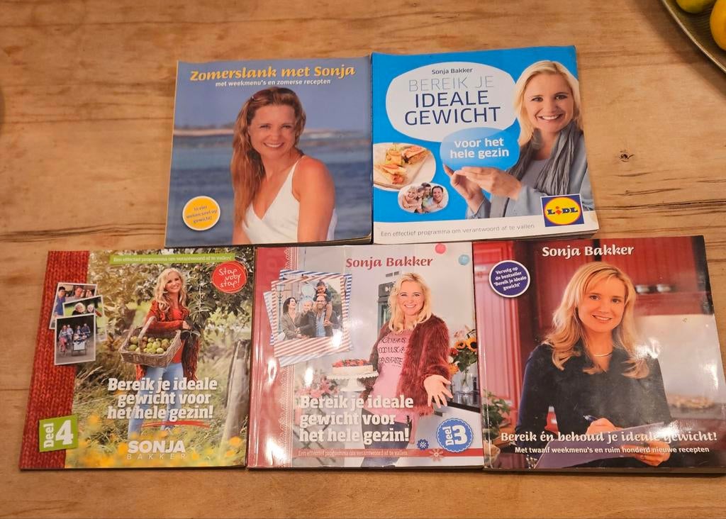 Sonja Bakker weekmenu boeken - 5x dieet en voeding, Boeken, Ophalen