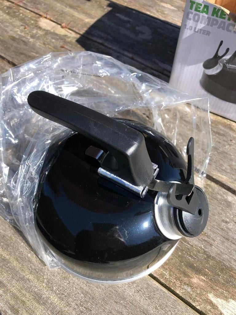 Lichtgewicht fluitketel voor op de camping NIEUW, Ophalen of Verzenden, Nieuw