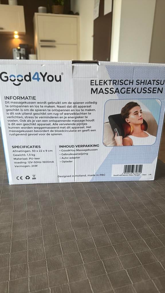 Shiatsu Massage kussen, Ophalen of Verzenden, Zo goed als nieuw, Massagestoel of Kussen