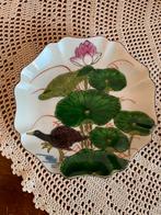 Kutani Satsuma Toyo Japan waterlelie wandbordje Vintage, Antiek en Kunst, Ophalen of Verzenden