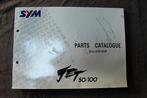 SYM TET 50 100 ,  G5J 6 , G100P 1996 scooter parts catalogue, Ophalen of Verzenden
