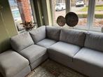 Grijze hoekbank, Ophalen, Gebruikt, Vierpersoons of meer