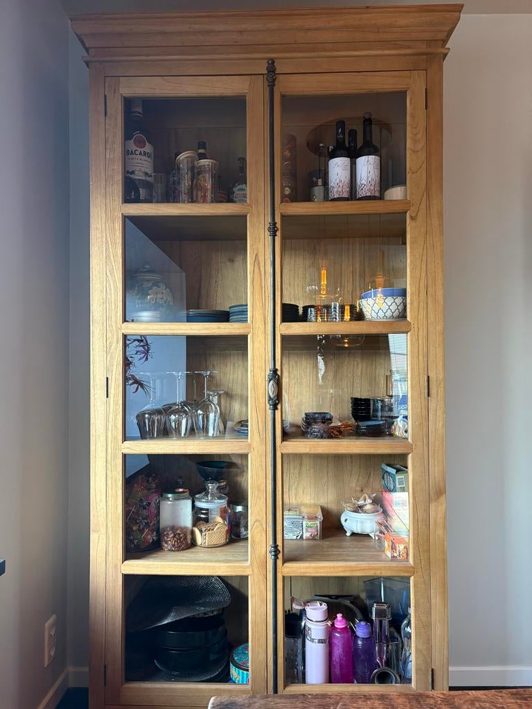 Rofra Home Buffetkast Hout 230 cm Hoog, Huis en Inrichting, Kasten | Buffetkasten, Zo goed als nieuw, 200 cm of meer, 100 tot 150 cm