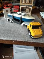 Scania torpedo met boot oplegger siku 164, Ophalen of Verzenden, Bus of Vrachtwagen