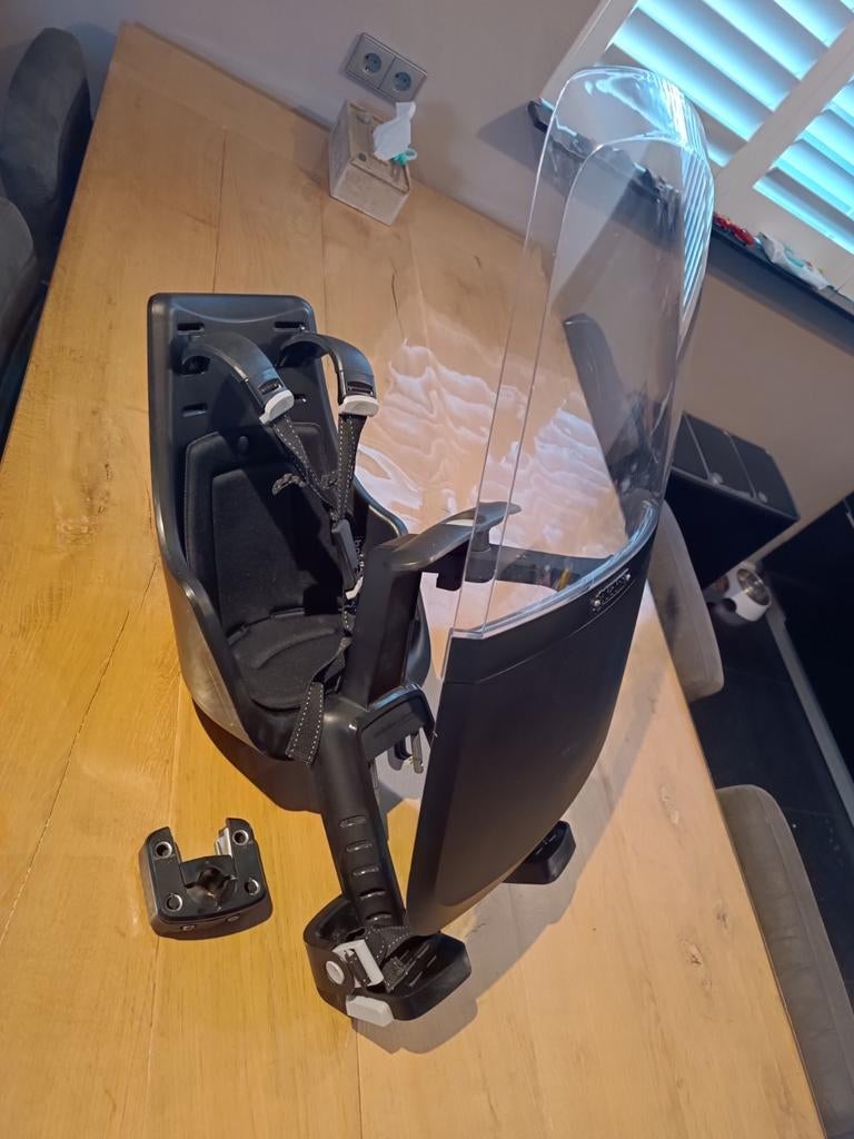 Bobike Exclusive mini voorzitje met windscherm, Fietsen en Brommers, Fietsaccessoires | Fietsstoeltjes, Ophalen, Gebruikt, 9 t/m 18 kg