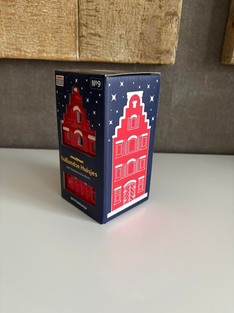 Hollandse huisjes nr. 9 Pakhuisje met verlichting - Nieuw, Diversen, Kerst, Ophalen of Verzenden, Nieuw