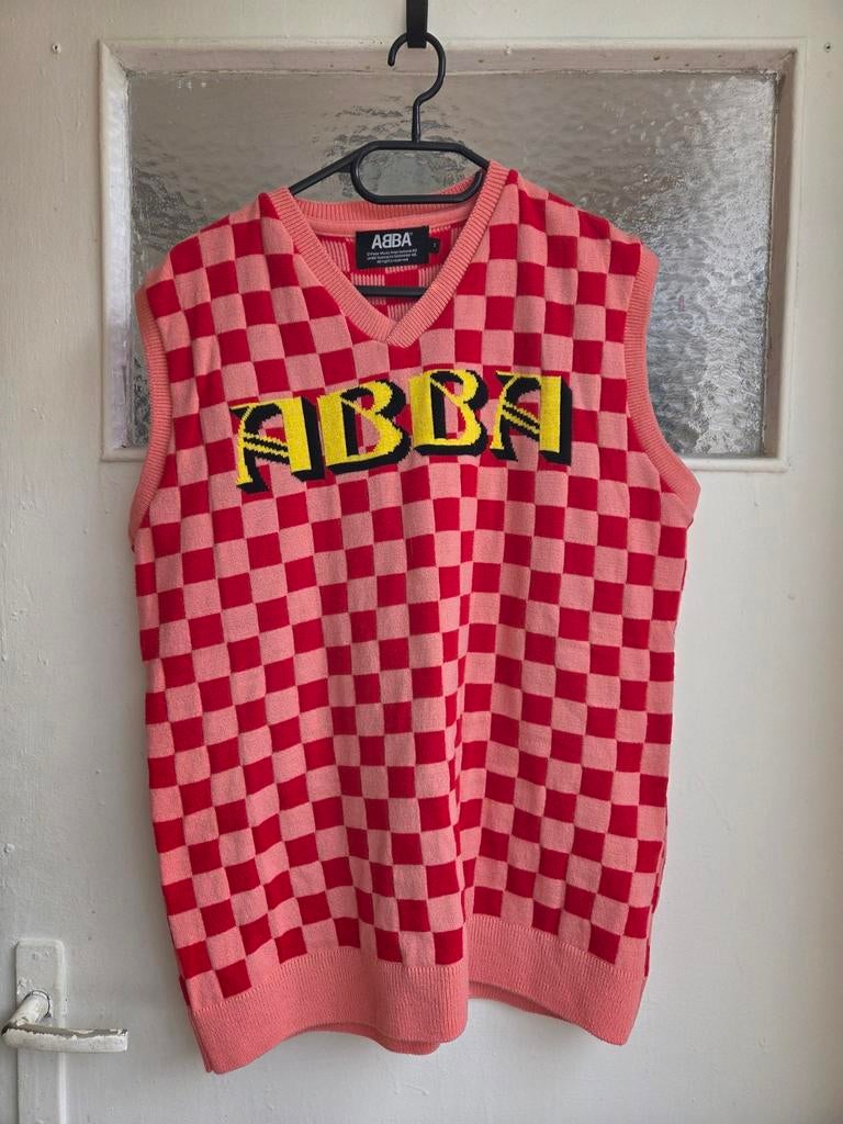 ABBA spencer vest slipover - Maat M rood roze, Ophalen of Verzenden, Zo goed als nieuw, Kleding
