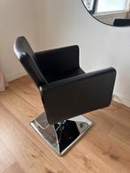 kappersstoel, Huis en Inrichting, Stoelen, Ophalen of Verzenden, Zo goed als nieuw, Zwart, Eén