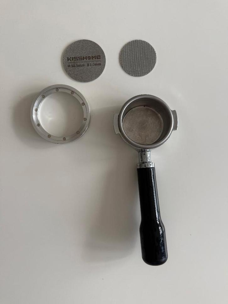 Rocket Espresso Bottomless Portafilter 58mm - Complete Set, Witgoed en Apparatuur, Koffiemachine-accessoires, Zo goed als nieuw