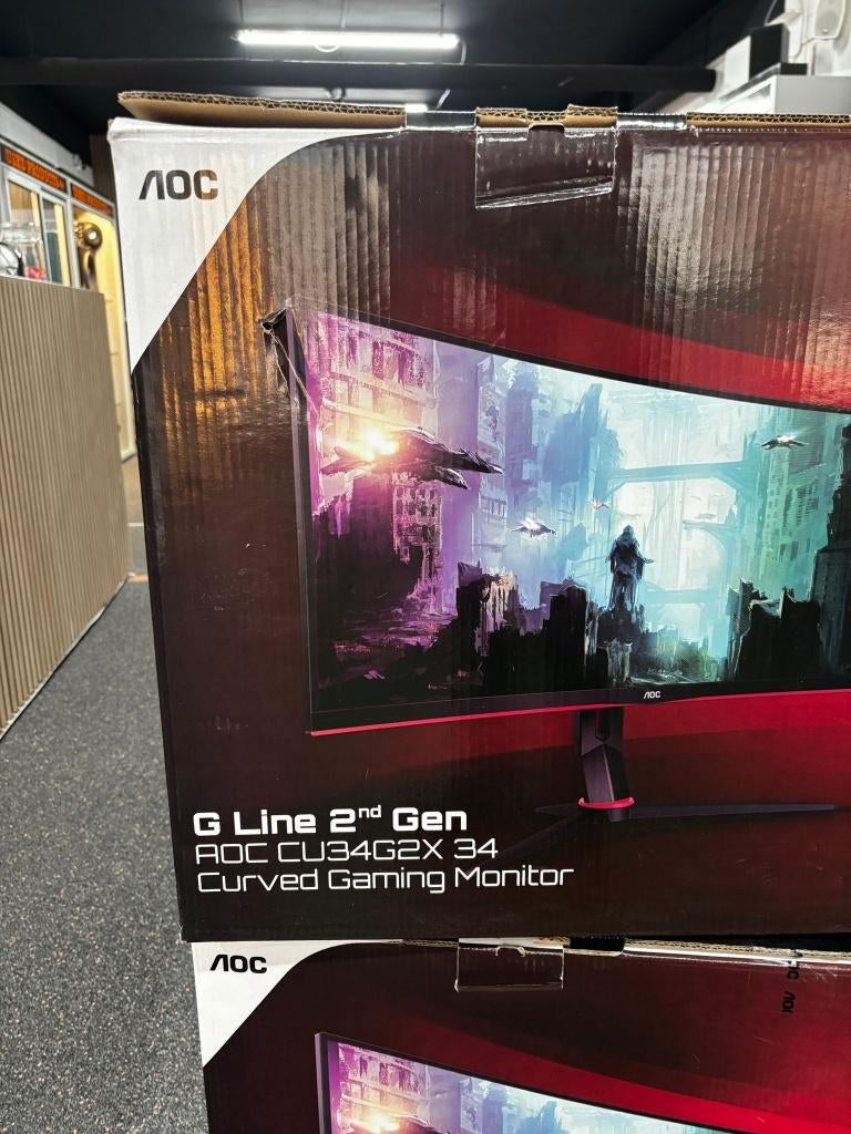 AOC CU34G2X/BK Curved Ultrawide Monitor | ZGAN | €189,99, Gaming, Ultrawide, VA, AOC