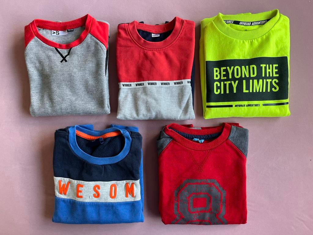 5 Truien voor jongens - Maat 134-140, Kinderen en Baby's, Kinderkleding | Maat 134, Gebruikt, Jongen, Trui of Vest, Ophalen of Verzenden