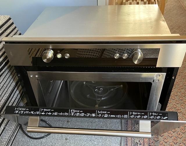 Bauknecht inbouw: magnetron, grill , beperkte bakcapaciteit, Gebruikt, Oven met grill, Inbouw, Magnetronfunctie