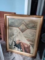 Mooi groot erotisch schilderij naakte vrouw Bod doen mag ook, Ophalen