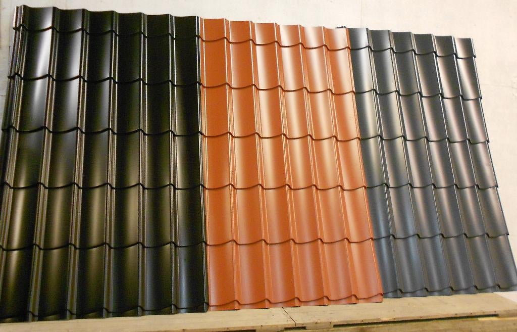 dakpanplaten, Overige kleuren, Zo goed als nieuw, 15 m² of meer, Metaal