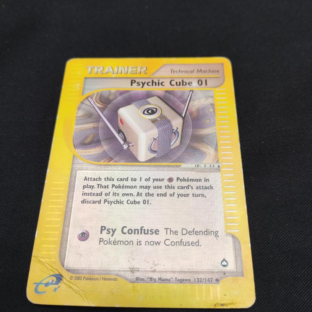 psychic cube 01 132/147 reverse holo, Hobby en Vrije tijd, Verzamelkaartspellen | Pokémon, Ophalen of Verzenden