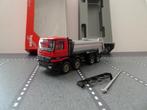 533 herpa 148412 mercedes actros s kieper rood 1:87 truck, Ophalen of Verzenden, Nieuw, Bus of Vrachtwagen, Herpa