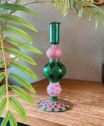 Handbeschilderde Kandelaar Happy, Ophalen of Verzenden, Nieuw