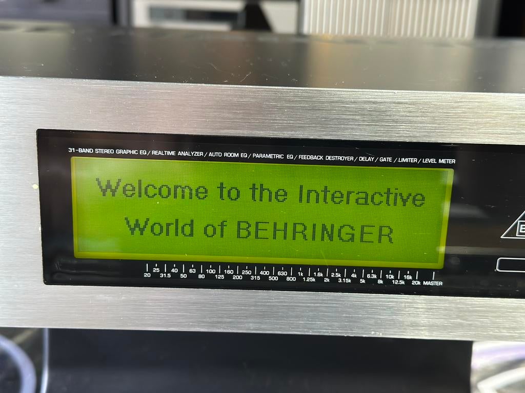 Behringer Ultra-Curve Pro DSP8024-Digitale EqualizerAnalyzer, Behringer., Behringer., Ophalen of Verzenden, Zo goed als nieuw