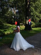 Prachtige trouwjurk maat 36 incl. hoepelrok, Kleding | Dames, Trouwkleding en Trouwaccessoires, Ophalen, Zo goed als nieuw, Wit