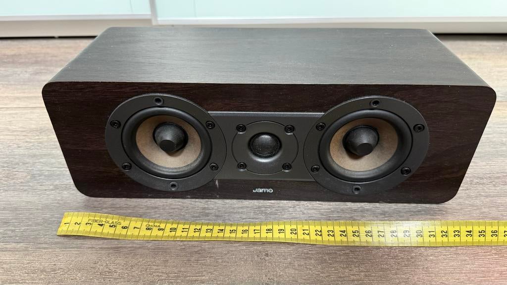 Jamo S 420 CEN Center Speaker - donker bruin, Audio, Tv en Foto, Luidsprekers, Ophalen of Verzenden, Zo goed als nieuw, 60 tot 120 watt