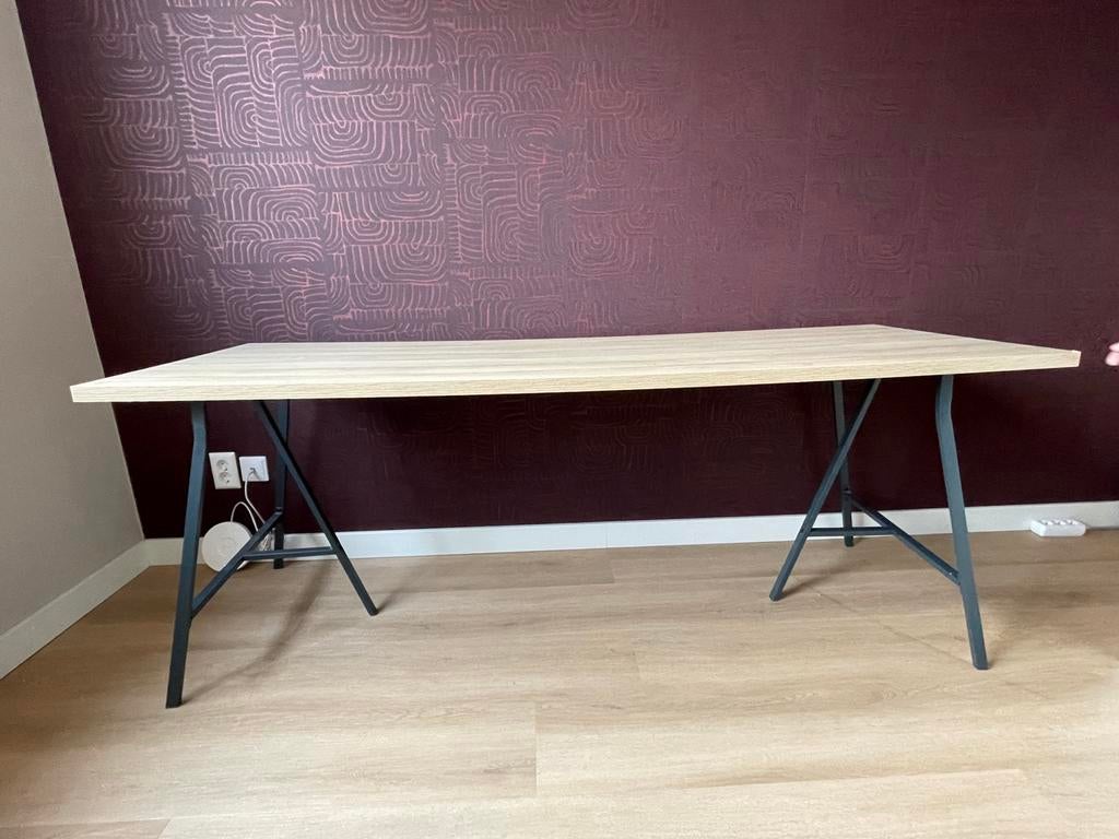 Bureau | schragen | blad, Huis en Inrichting, Bureaus, Ophalen, Gebruikt
