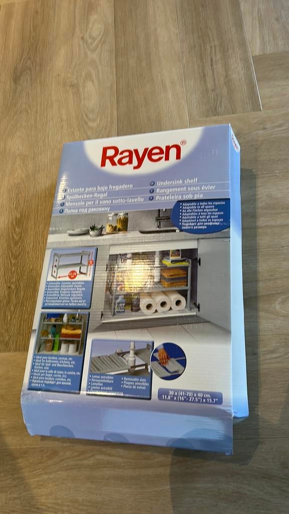 Nieuw - gootsteen organizer kastje keuken, Ophalen of Verzenden, Zo goed als nieuw