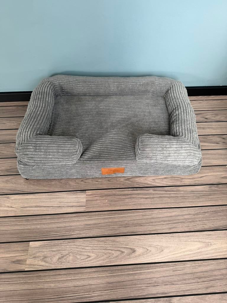 By Cee Cee Orthopedische Hondenmand donker grijs, Ophalen, Zo goed als nieuw, Stof