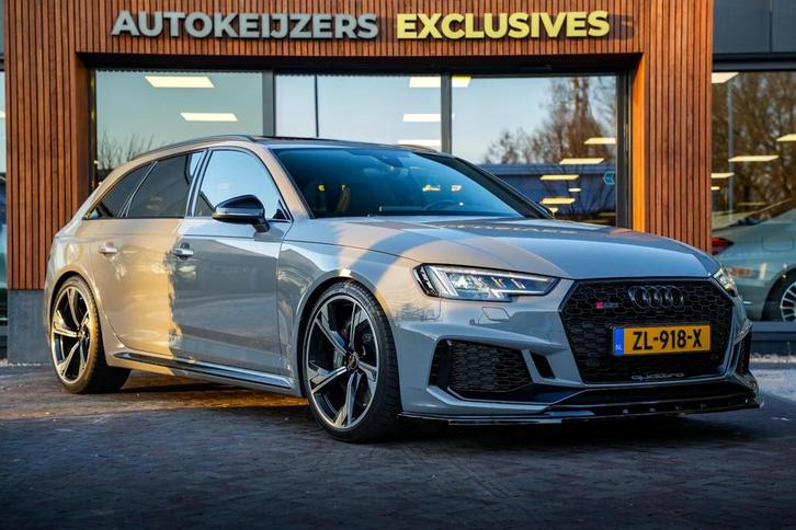 Audi A4 Avant 2.9 TFSI RS 4 quattro Panoramadak B&O Keramisc, Auto's, Audi, Bedrijf, Te koop, RS4, 4x4, ABS, Achteruitrijcamera