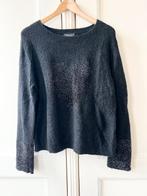 Grace Trui met Hart met wol/alpaca zwart - Maat XL, Ophalen of Verzenden, Zo goed als nieuw, Maat 42/44 (L), Zwart