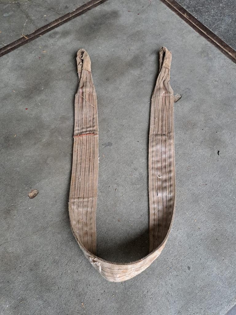 Strop Hijsen  2 lussen lus ~ vintage degelijk sterk ophijsen, Ophalen of Verzenden, Gebruikt