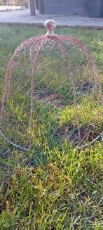 Brocante metalen cloche, Ophalen