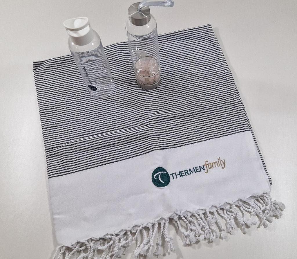 TIP: Exclusieve 3 delige sauna set van Thermen Resorts., Ophalen of Verzenden, Nieuw, Toebehoren