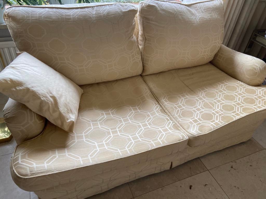 Bank van decorateur  Hageman, vroeger, Plankstr Maastricht, Huis en Inrichting, Banken | Bankstellen, Ophalen, 75 tot 100 cm