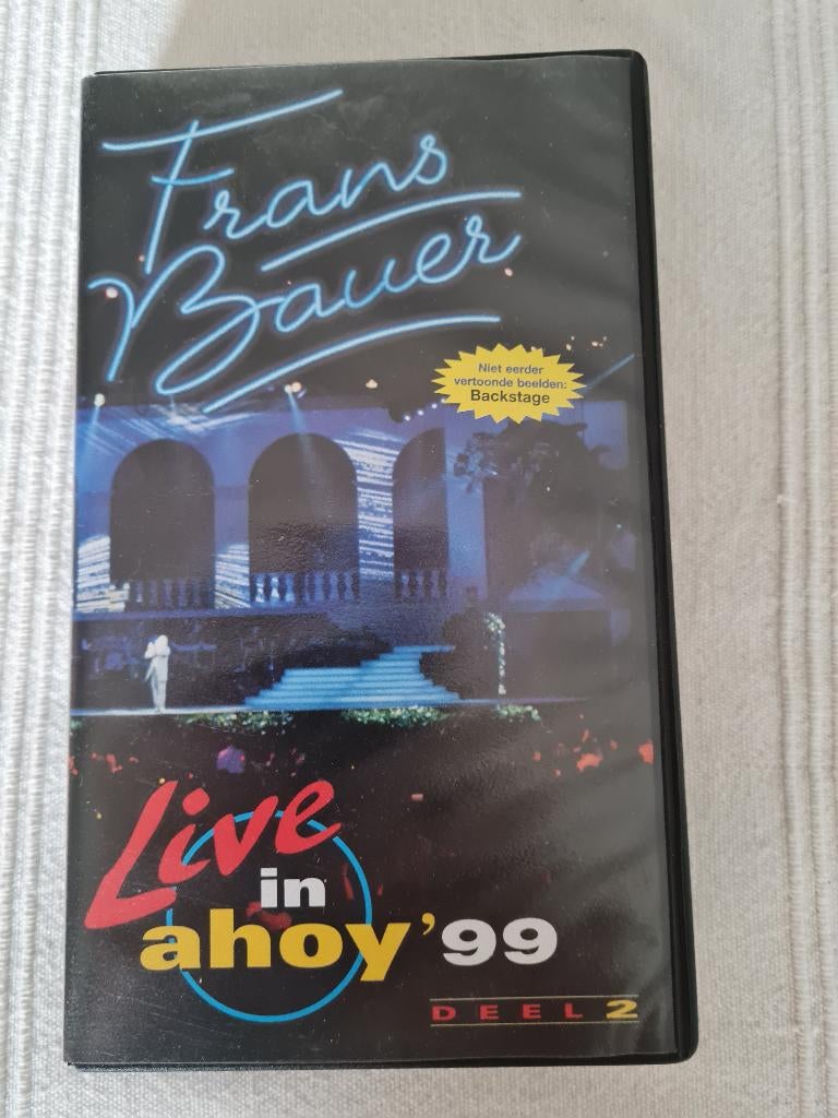 Frans Bauer Live in Ahoy video banden 1999 deel 2, Alle leeftijden, Ophalen of Verzenden, Gebruikt, Muziek en Concerten