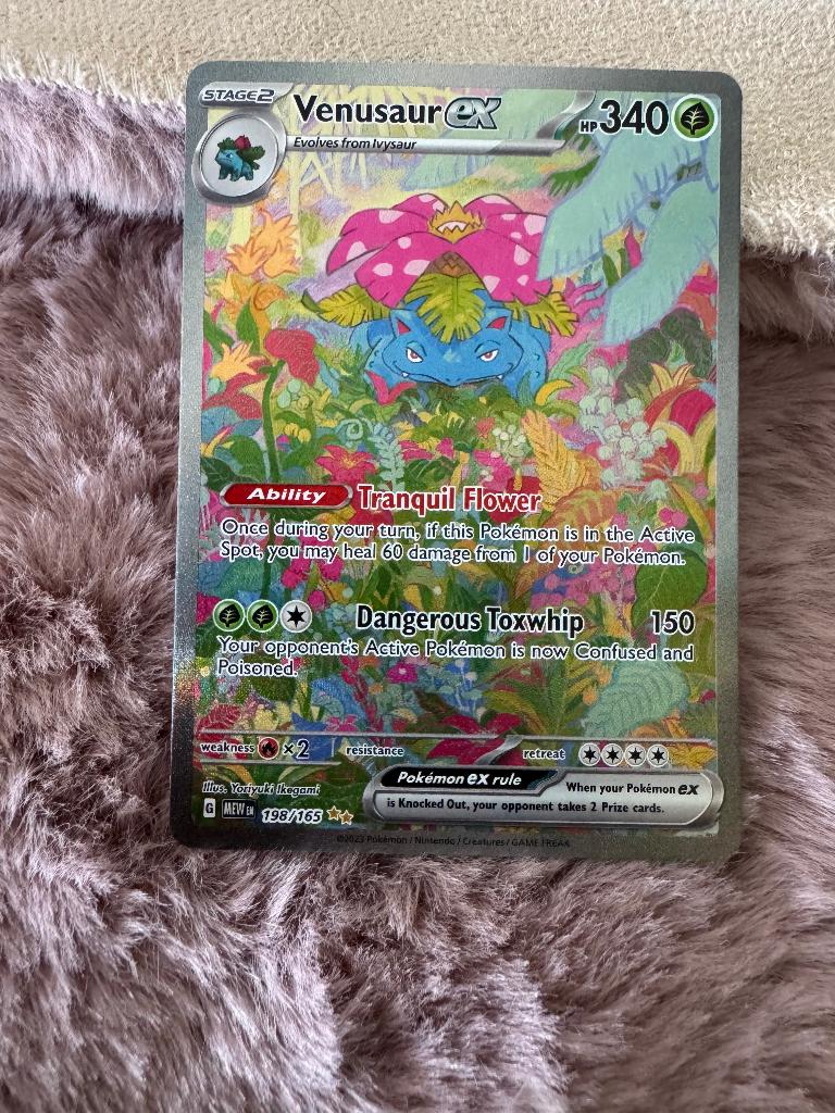 venusaur 151 pokemon kaart, Ophalen of Verzenden, Zo goed als nieuw
