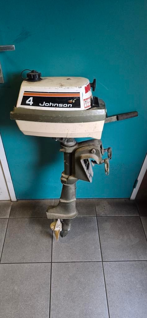 Vintage Johnson 4 seahorse, Watersport en Boten, Ophalen, Gebruikt, Motor en Techniek, Motorboot