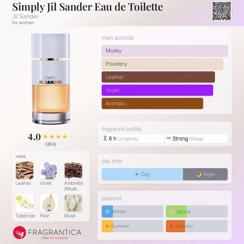 Jil Sander - simply 60ml edt, Ophalen of Verzenden, Nieuw