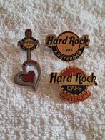 Hard Rock Cafe AMSTERDAM: 3 Verschillende Emaille Pins, Verzamelen, Speldjes, Pins en Buttons, Verzenden, Zo goed als nieuw, Merk