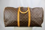 Louis Vuitton Keepall 60 Bandouliere - 976, 40 tot 60 cm, 30 cm of meer, Gebruikt, Bruin